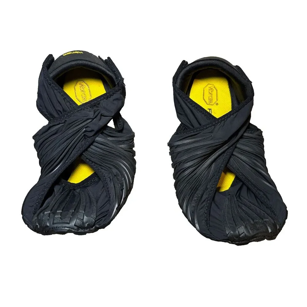 Vibram Furoshiki Wrapping Shoe Unisex 7.5-8 Medium Black EU40-41 Minimalist Yoga